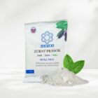 zubný prášok, zeolit, refill, mäta a šalvia