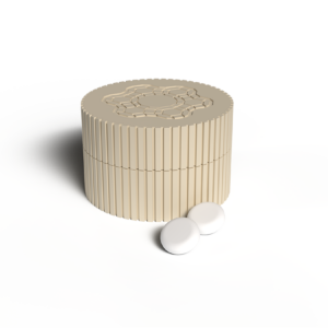 cestovná nádobka ZEOZOE, recyklovateľná